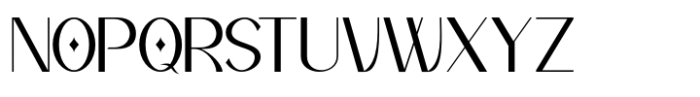 Bonsad Font UPPERCASE
