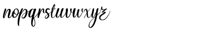 Bonsai Duo Script Font LOWERCASE