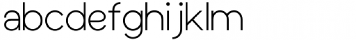 Bonwick Typeface Extra Light Font LOWERCASE