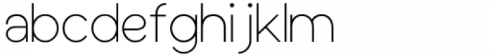 Bonwick Typeface Thin Font LOWERCASE