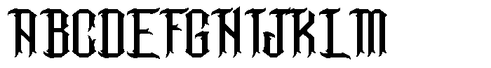 Bonwick Weaver Font UPPERCASE