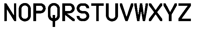 Boodowa Mono Bold Font UPPERCASE