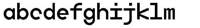 Boodowa Mono Bold FONT