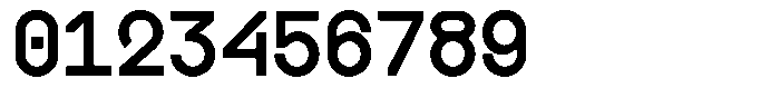 Boodowa Mono Extra Bold Font OTHER CHARS