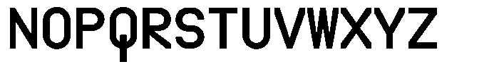 Boodowa Mono Extra Bold Font UPPERCASE