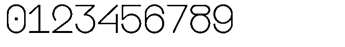 Boodowa Mono Extra Light Font OTHER CHARS