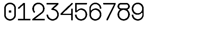Boodowa Mono Light Font OTHER CHARS