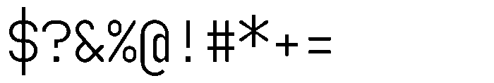 Boodowa Mono Light Font OTHER CHARS