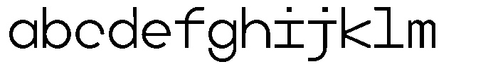 Boodowa Mono Light FONT