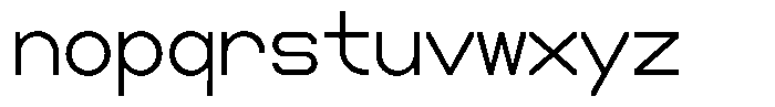 Boodowa Mono Light Font LOWERCASE