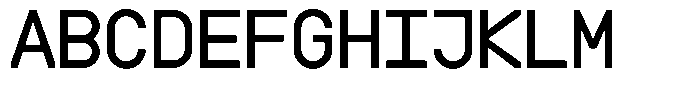 Boodowa Mono Medium Font UPPERCASE