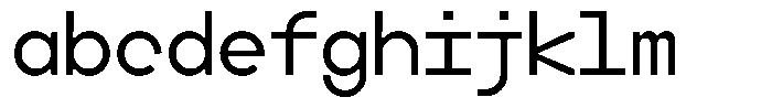 Boodowa Mono Regular FONT