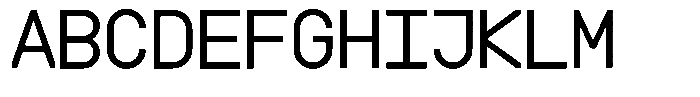 Boodowa Mono Variable Font UPPERCASE