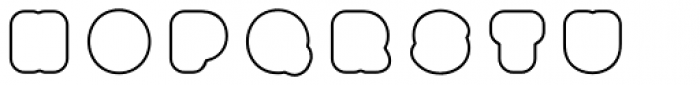 Boogie Outline3 Font LOWERCASE