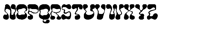 Boogie Wavy Font UPPERCASE