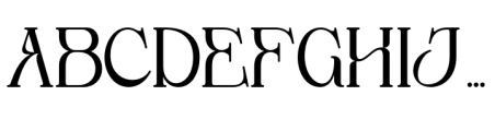 Boogo Regular Font UPPERCASE