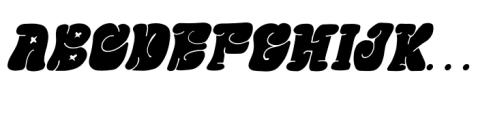 Boogy Rookie Italic Font UPPERCASE