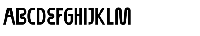 Boojero Bold Condensed Font UPPERCASE