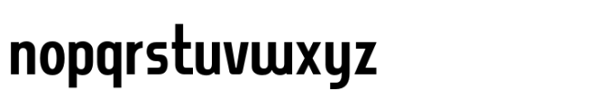 Boojero Bold Condensed Font LOWERCASE