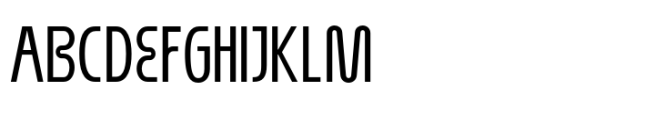 Boojero Regular Condensed Font UPPERCASE