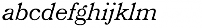 Bookman Headline Italic Font LOWERCASE