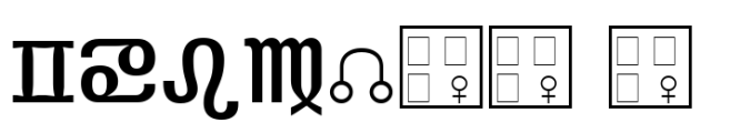 Bookshelf Symbol 3 Regular Font UPPERCASE