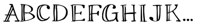 Booksworth Font UPPERCASE