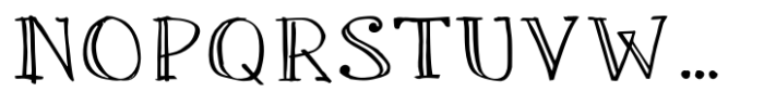 Booksworth Font UPPERCASE