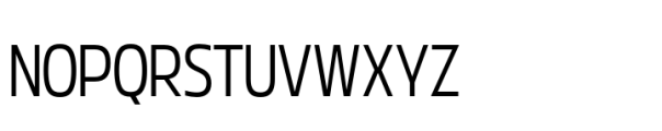 Boom Sans Narrow Light Font UPPERCASE