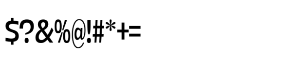 Boom Sans Narrow Regular Font OTHER CHARS