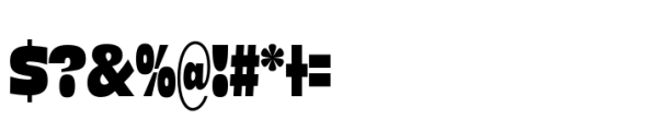 Boom Sans Narrow Super Font OTHER CHARS