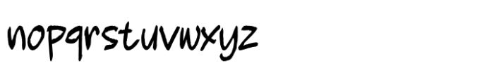 Boomerank Font LOWERCASE