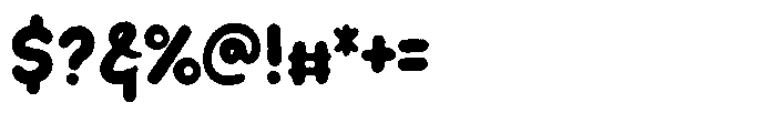 Boos Spod Font OTHER CHARS