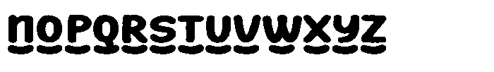 Boos Spod Font LOWERCASE
