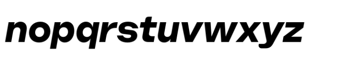 Booster Bold Italic Font LOWERCASE