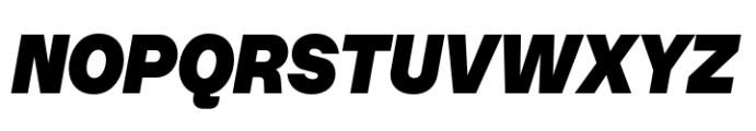 Booster Compact Black Italic Font UPPERCASE