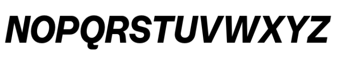 Booster Compact Bold Italic Font UPPERCASE