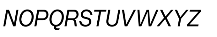 Booster Compact Regular Italic Font UPPERCASE