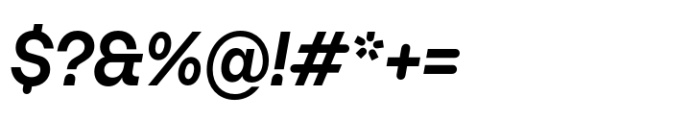 Booster Compact Semibold Italic Font OTHER CHARS