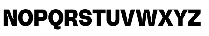 Booster Inktrap Compact Extrabold Font UPPERCASE