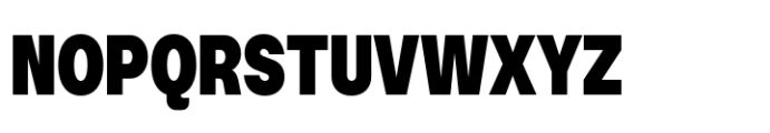 Booster Narrow Black Font UPPERCASE
