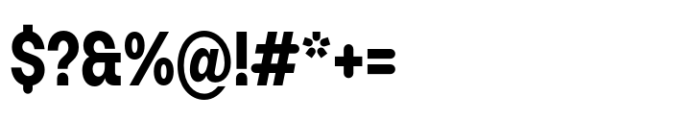 Booster Narrow Bold Font OTHER CHARS