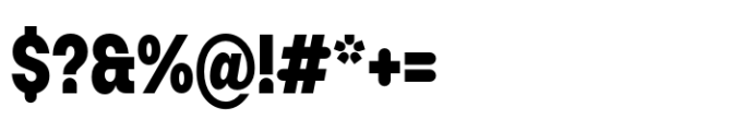 Booster Narrow Extrabold Font OTHER CHARS