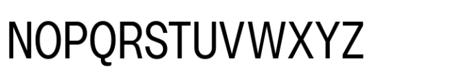 Booster Narrow Regular Font UPPERCASE