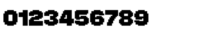 Booster Pixel Black Font OTHER CHARS
