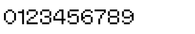 Booster Pixel Regular Font OTHER CHARS