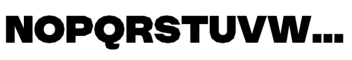 Booster Polygonal Black Font UPPERCASE