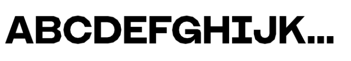 Booster Polygonal Bold Font UPPERCASE
