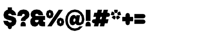 Booster Polygonal Compact Black Font OTHER CHARS