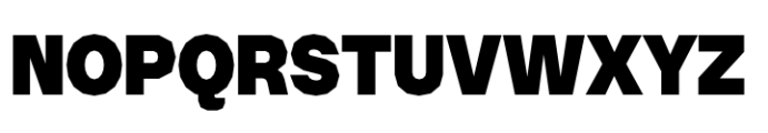 Booster Polygonal Compact Black Font UPPERCASE